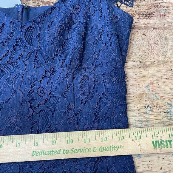 J. Peterman‎ Apology Free silk blend cap sleeve lace lined dress size 0 - Picture 9 of 10